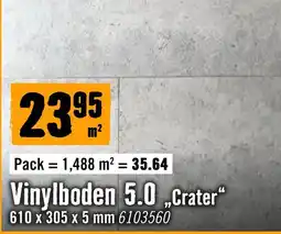 Hornbach Vinylboden 5.0 „Crater“ Angebot