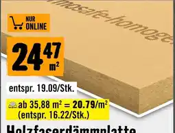 Hornbach mosafe-homage Holzfaserdämmplatte Angebot
