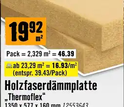 Hornbach Holzfaserdämmplatte Thermoflex Angebot