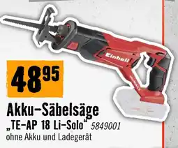 Hornbach Einhell Akku-Säbelsäge Angebot