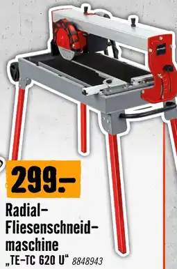 Hornbach Radial-Fliesenschneidmaschine TE-TC 620 U Angebot