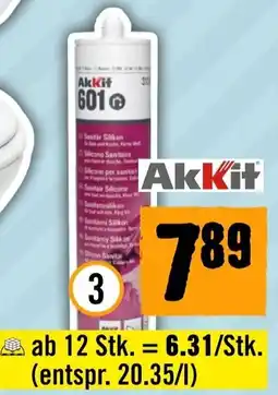 Hornbach Akkit Sanitär-Silikon 601 Angebot