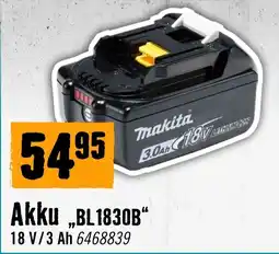 Hornbach Akku BL1830B Angebot