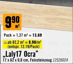Hornbach Holz-Optik Laly17 Ocra Angebot