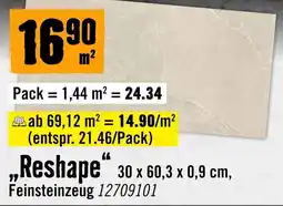 Hornbach Stein-Optik Reshape Angebot