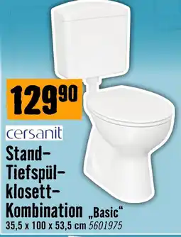 Hornbach cersanit Stand-Tiefspül-klosett-Kombination „Basic“ Angebot