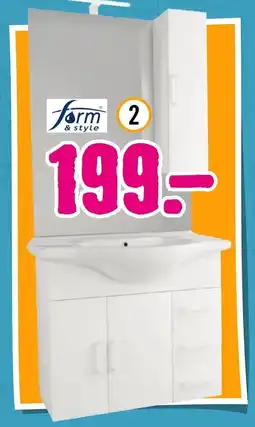 Hornbach form & style Waschbecken mit Spiegelschrank Angebot