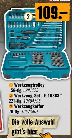 Hornbach Werkzeug-Set „E-10883“ Angebot