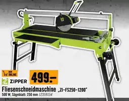 Hornbach Zipper Fliesenschneidmaschine „ZI-FS250-1200" Angebot