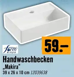 Hornbach form & style Handwaschbecken "Makira" Angebot
