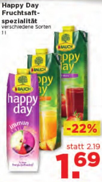 Unimarkt Happy Day Fruchtsaft Spezialität Angebot