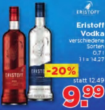 Unimarkt Eristoff Vodka Angebot