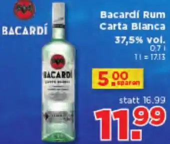 Unimarkt Bacardi Rum Carta Bianca Angebot