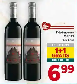 Billa Triebaumer Merlot Angebot