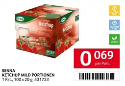 Transgourmet Senna Ketchup Mild Portionen Angebot