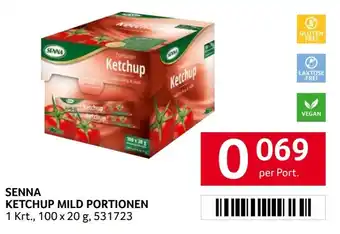 Senna Ketchup Mild Portionen