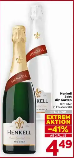 Billa Henkell Sekt Angebot