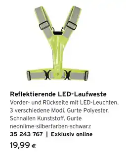 Tchibo Eduscho Reflektierende LED-Laufweste Angebot