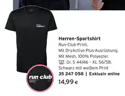 Tchibo Eduscho Herren-Sportshirt run club Angebot