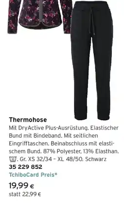 Tchibo Eduscho Thermohose Angebot
