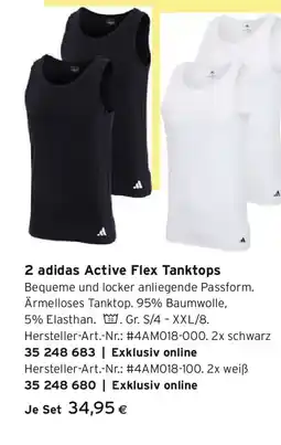 Tchibo Eduscho 2 adidas Active Flex Tanktops Angebot