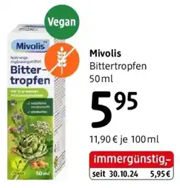 dm Mivolis Bittertropfen Angebot