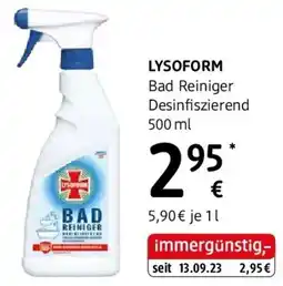 dm LYSOFORM Bad Reiniger Desinfiszierend Angebot