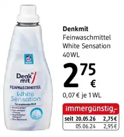 dm Denkmit Feinwaschmittel White Sensation Angebot