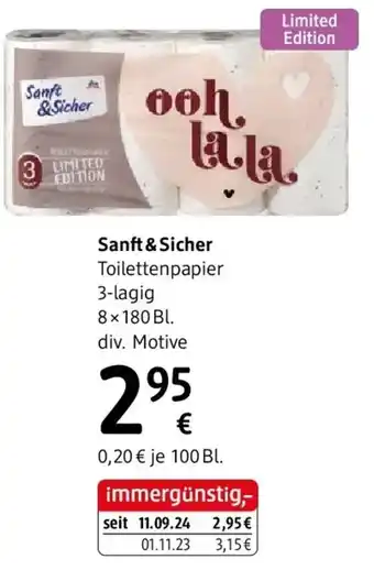 Sanft & Sicher Toilettenpapier