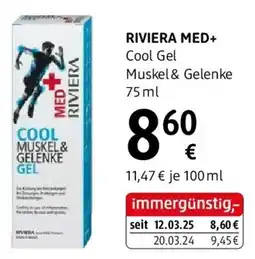 dm RIVIERA MED+ Cool Gel Muskel & Gelenke Angebot