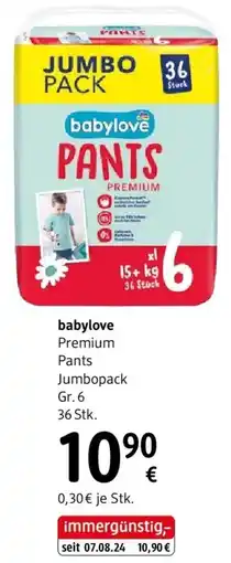dm babylove Premium Pants Jumbopack Angebot