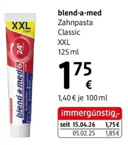 dm blend-a-med Zahnpasta Classic XXL Angebot