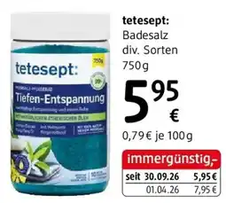 dm tetesept: Badesalz Angebot