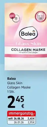 dm Balea Glass Skin Collagen Maske Angebot