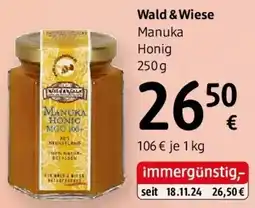 dm Wald & Wiese Manuka Honig Angebot