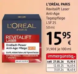 dm L'ORÉAL PARIS Revitalift Laser Anti-Age Tagespflege LSF 25 Angebot