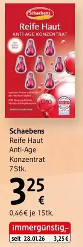 dm Schaebens Reife Haut Anti-Age Konzentrat Angebot