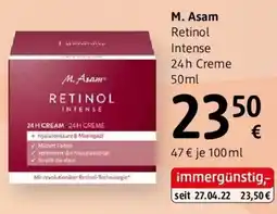 dm M. Asam Retinol Intense 24h Creme Angebot