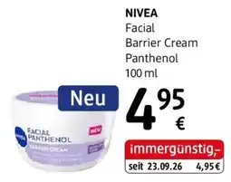 dm NIVEA Facial Barrier Cream Panthenol Angebot