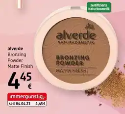 dm alverde Bronzing Powder Matte Finish Angebot
