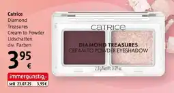 dm Catrice Diamond Treasures Cream to Powder Lidschatten Angebot