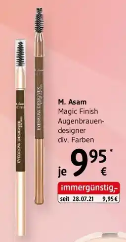 dm M. Asam Magic Finish Augenbrauen- designer Angebot