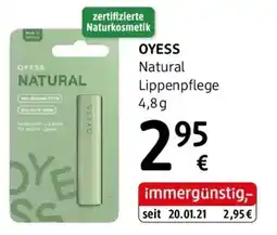 dm OYESS Natural Lippenpflege Angebot