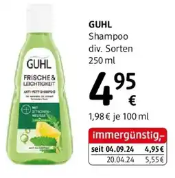 dm GUHL Shampoo Angebot