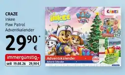 dm CRAZE inkee Paw Patrol Adventkalender Angebot