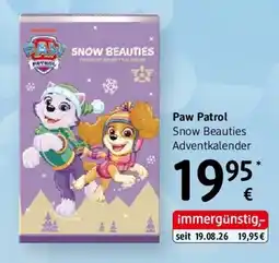 dm Paw Patrol Snow Beauties Adventkalender Angebot