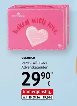 dm essence baked with love Adventkalender Angebot