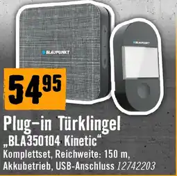 Hornbach Plug-in Türklingel BLA350104 Kinetic Angebot