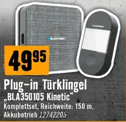 Hornbach Plug-in Türklingel BLA350105 Kinetic Angebot