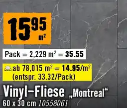Hornbach PVC-Boden Vinyl-Fliese „Montreal" Angebot